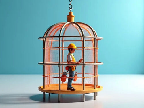 नवीनतम कंपनी ब्लॉग के बारे में ऊँचे कार्य के लिए बर्डकेज मचान सुरक्षा बढ़ाता है