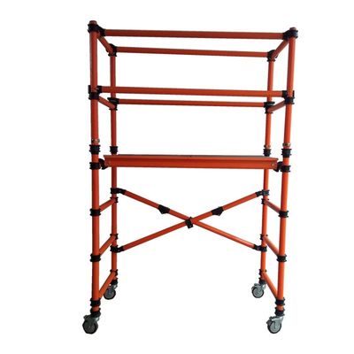 अच्छी कीमत Anodized Aluminium Scaffold Tower Easy Assembling Portable Lightweight Durable Platform for Construction Maintenance and Industrial ऑनलाइन